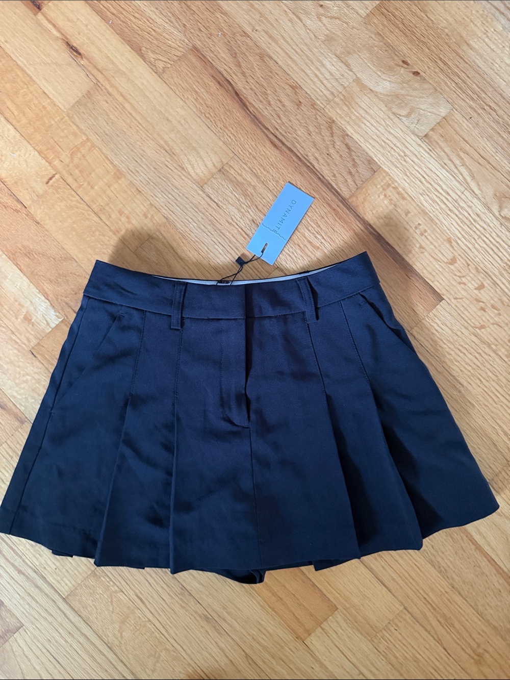 Black skirt with shorts inside